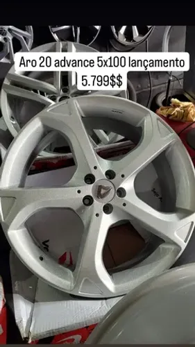 Rodas aro 20 lançam advance novas furação 5x100<br><br>
