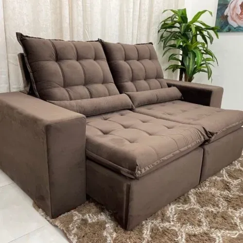 Sofá Retrátil Reclinável 2,00m Malibu l654