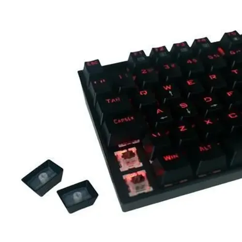Teclado Mecânico Gamer Redragon Kumara, Anti-Ghosting, LED Vermelho, Switch k552