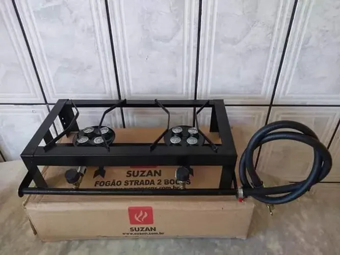 Fogareiro 2 bocas de mesa simples oferta por 150 reais avista