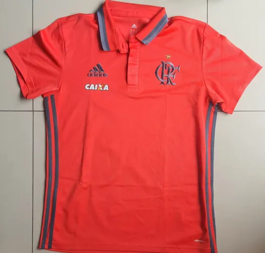 Camisa Polo Flamengo Adidas - M - Vermelha