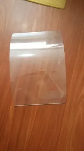 Vidro curvo 48x32cm 3mm para estufa 8BD Titã 