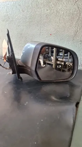 Retrovisor Nissan March Direito Eletrico s/ seta Original