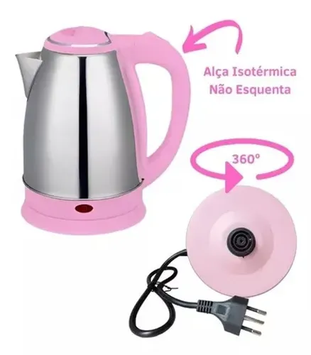 Chaleira Eletrica1.8l 1100w Bak-110-inox