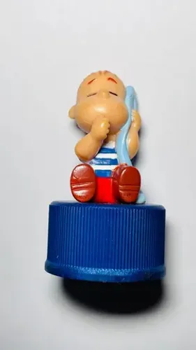 Linus Pepsi Bottle Tampa Altura 5 Cm Snoopy (Turma do Snoopy) miniatura japonesa japão