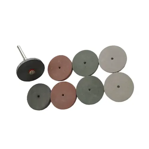 Disco de Borracha para Polimento - Uso em Microrretífica - Kit com 8 Discos para Polimento