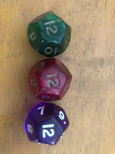 Dados de rpg jogos d12