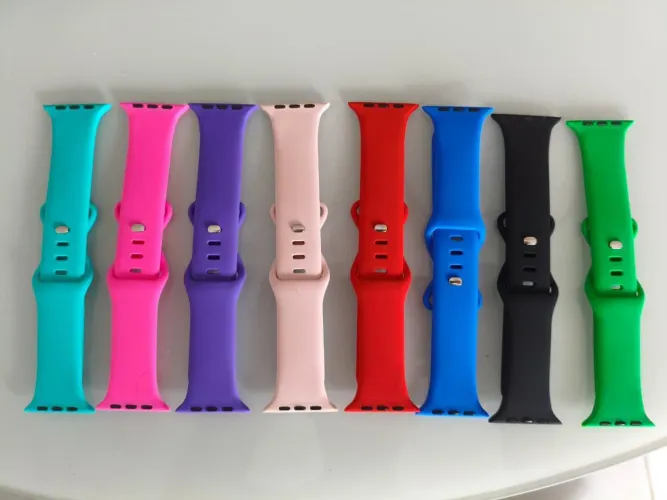 Pulseiras para applewatch e smartwatch iwo, cores e modelos diversos