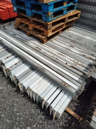 Lote porta palete usado longarina capacidade 2000kg/plano