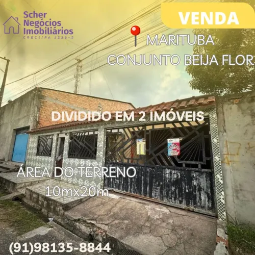 Casa em Marituba conjunto Beija Flor