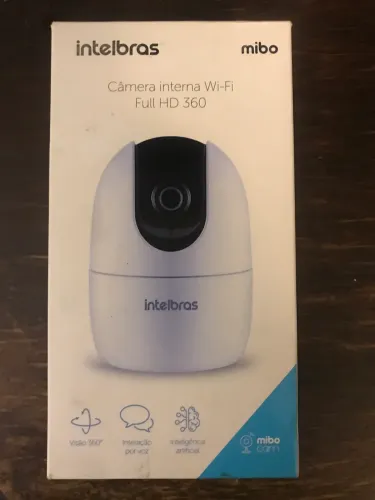 Câmera Inteligente Visão 360 Full HD iM4 C Branca Intelbras