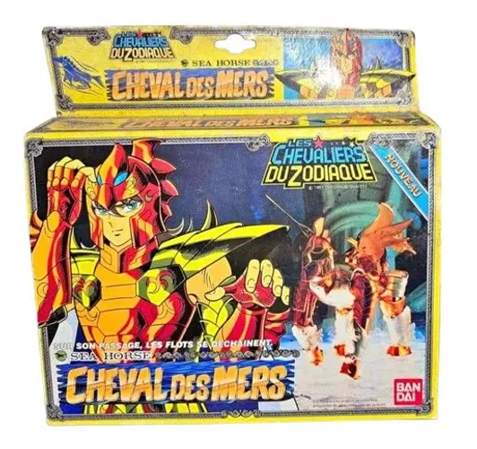 Boneco Bian de cavalo marinho cavaleiros do zodiaco bandai vintage 