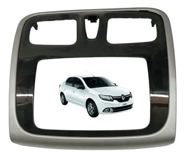 Moldura Multimidia Painel Central Renault Logan 2016 2017