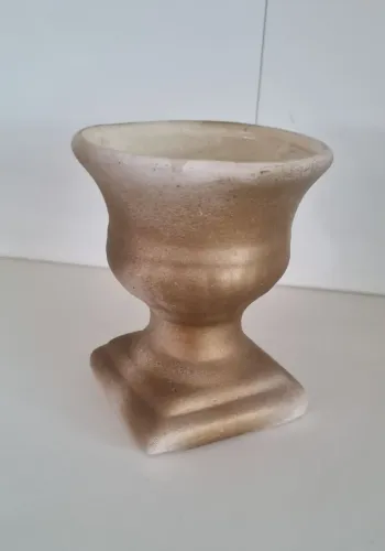 Vasinho em Cerâmica para Suculenta ou Vela 13 cm