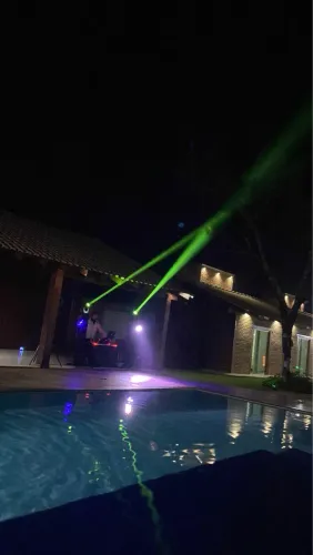 Dj som e iluminação