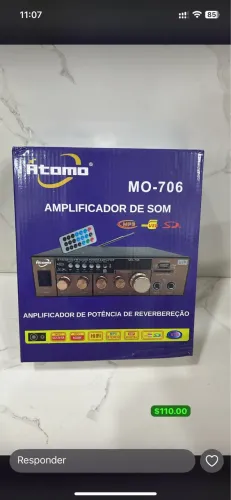 Amplificador de som