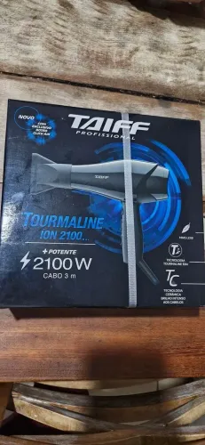 Secador de cabelo taiff tourmaline ion 2100w novo