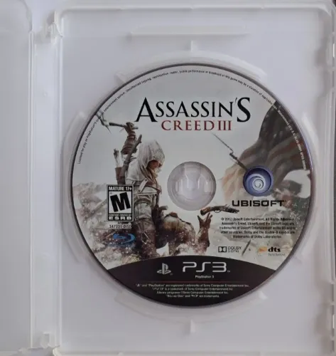 Assassin's Creed III - PS3 - Sem capa