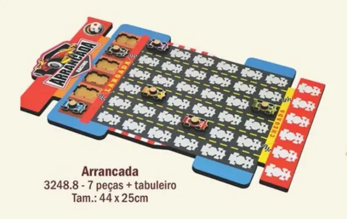 Arrancada Jogo Brinquedo Educativo Corrida Carrinho Formula1