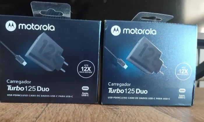 Carregador Turbo da Motorola 125 W 