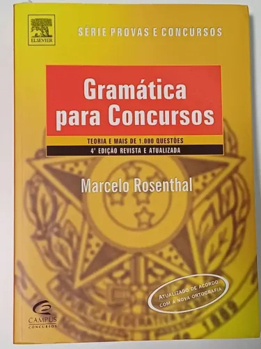 Gramática para Concursos - 4ª Edição - Marcelo Rosenthal
