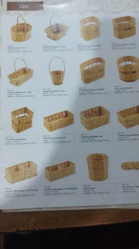 Cestas de Vime para Comércio
