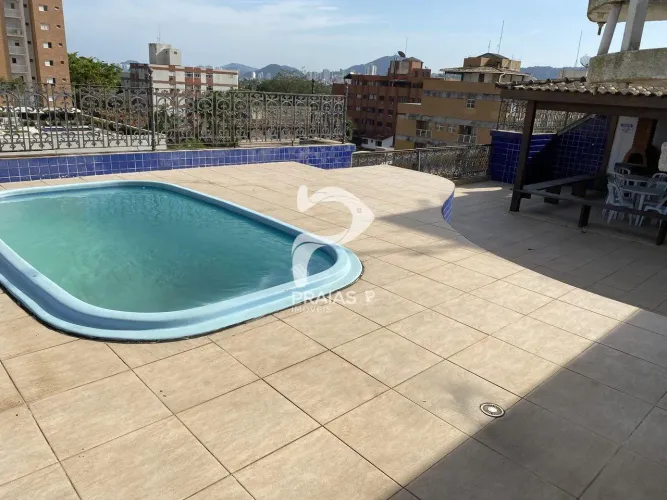 Cobertura com piscina, 3 dormitórios, Enseada, Guarujá