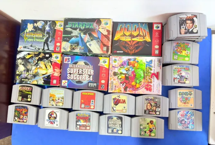 Nintendo 64 cartucho n64 jogos