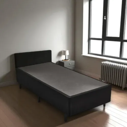 Cama Box Base Solteiro 88cm x 1,88m Suede Premium