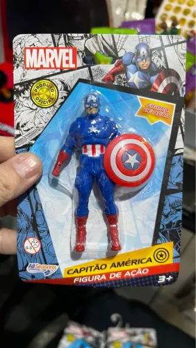 Action Figure Capitão América Marvel 9,5 cm