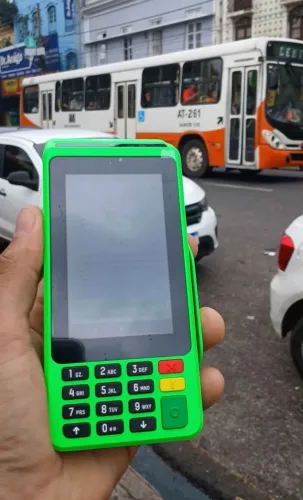 Maquina de cartão verde