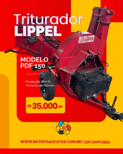 Máquina Trituradora Lippel PDF 150