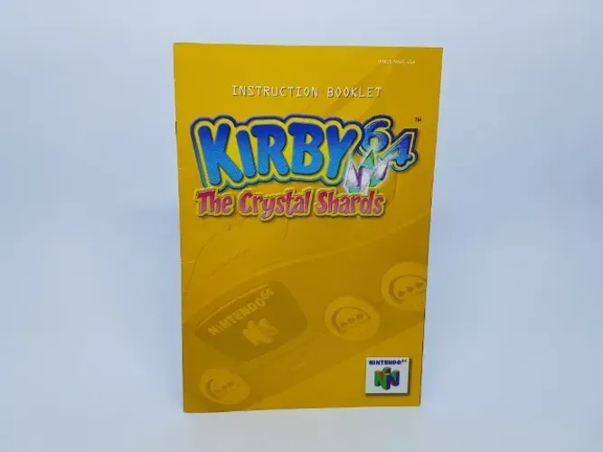 Apenas O Manual - Kirby 64: The Crystal Shards - Nintendo 64 - ( Usa )