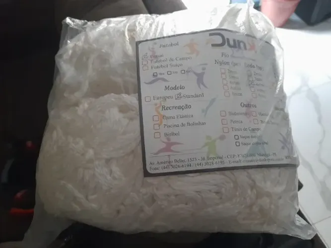 REDE ESPORTIVA FUTSAL MALHA 6mm NOVA