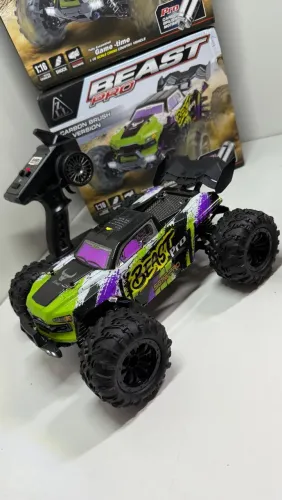 Carrinho de Controle Remoto BEAST PRO - 1:16 tração 4x4 