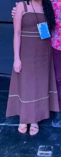 Vestido Marrom