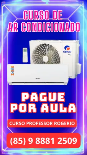 Curso de Ar Condicionado em Fortaleza. Pague Por Aula. Presencial.
