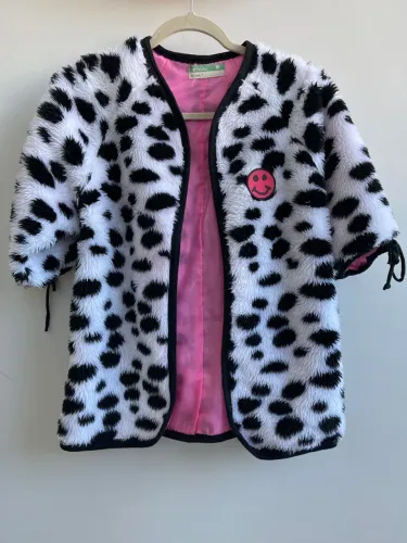 Casaco Infantil Pelúcia Animal Print FÁBULA 