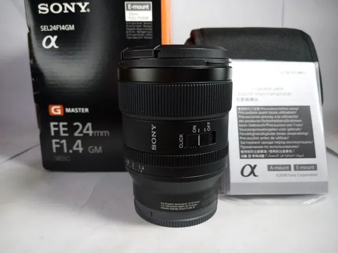 Lente Sony FE 24mm F1.4 GM - Nova