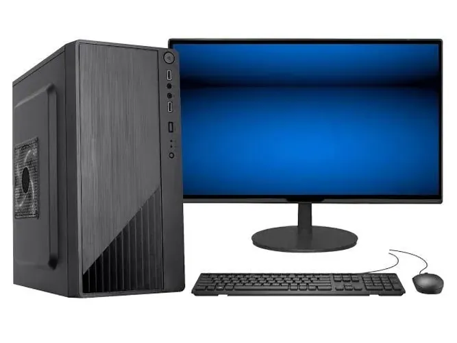 Computador Completo com Monitor, Gabinete e Teclado