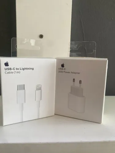 Carregador Iphone fonte e cabo 20W Apple - Entrega grátis