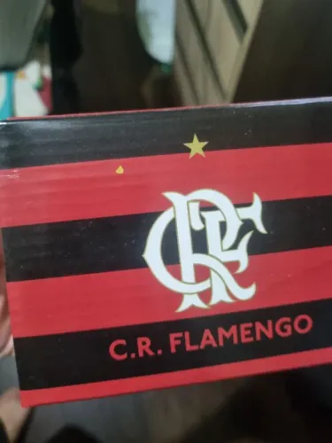kit oficial do flamengo - com caneca e chaveiro