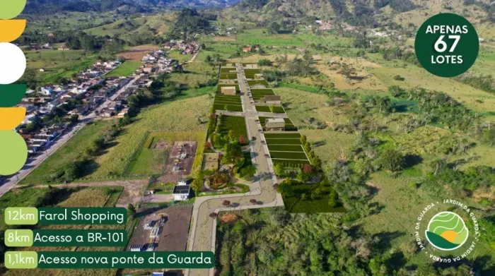 Terrenos a partir de 254 m² - Jardim da Guarda - Guarda-ME/Tubarão-SC 