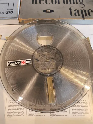 Carretéis para gravador de rolo Sony / Scotch  em perfeito estado  2 unid 