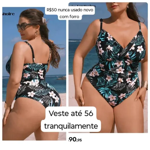 Biquíni e maiôs novos plus size