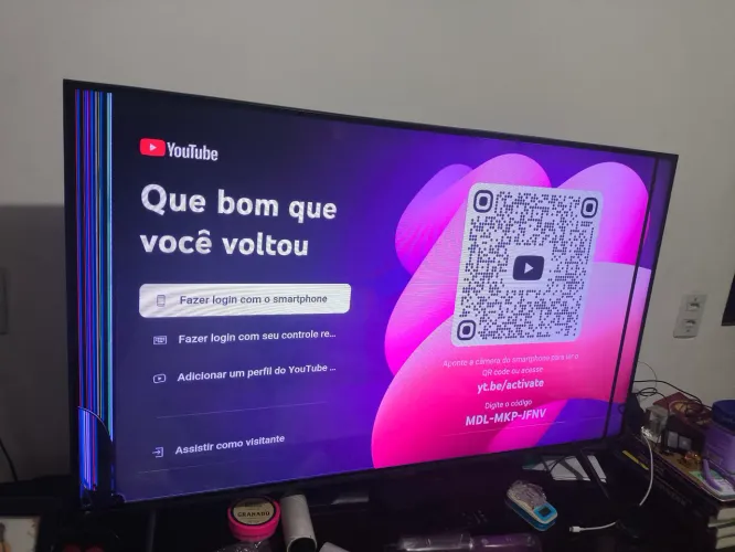 Tv Samsung 43 polegadas com defeito