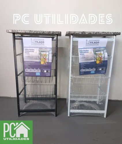 Fruteira Premium com Pedra - Várias Cores