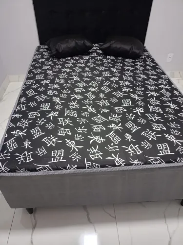 Cama Box casal nova sem cabeceira 