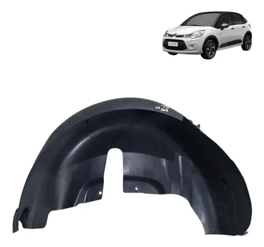 Parabarro Traseiro Lado Esquerdo Citroen C3 2013 2017