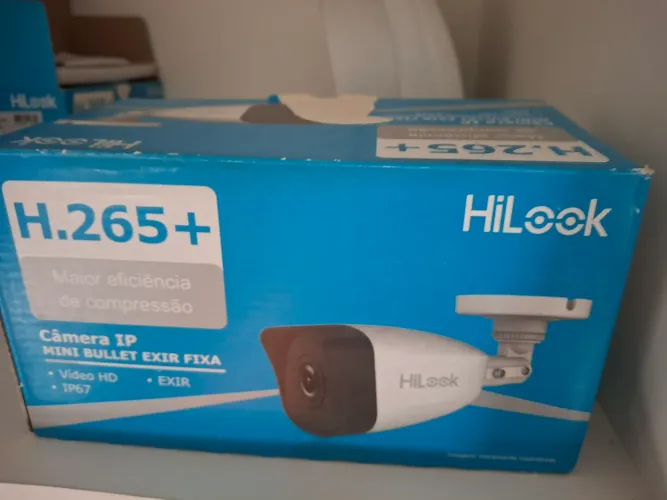 Câmera Bullet Ip Poe Hilook 2Mp 30Mts Ipc-B121H